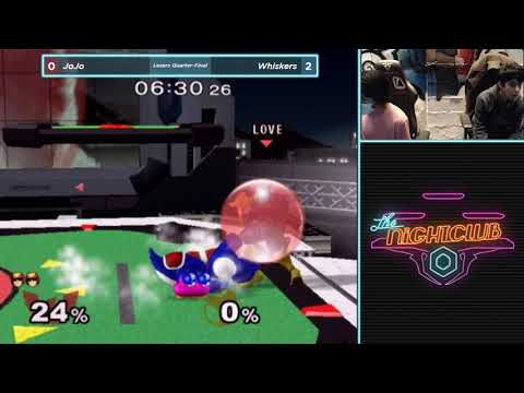 The Nightclub S2E1: Whiskers (Yoshi) vs JoJo (Captain Falcon) - Losers Quarters SSBM