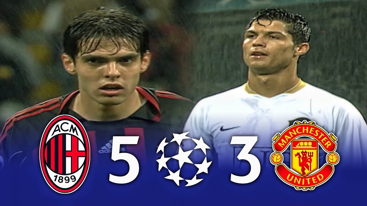 من الذاكرة :ميلان X مان يونايتد/موسم 2006-2007/ذهاب وإياب نصف النهائى /رؤوف خليف وعصام الشوالى