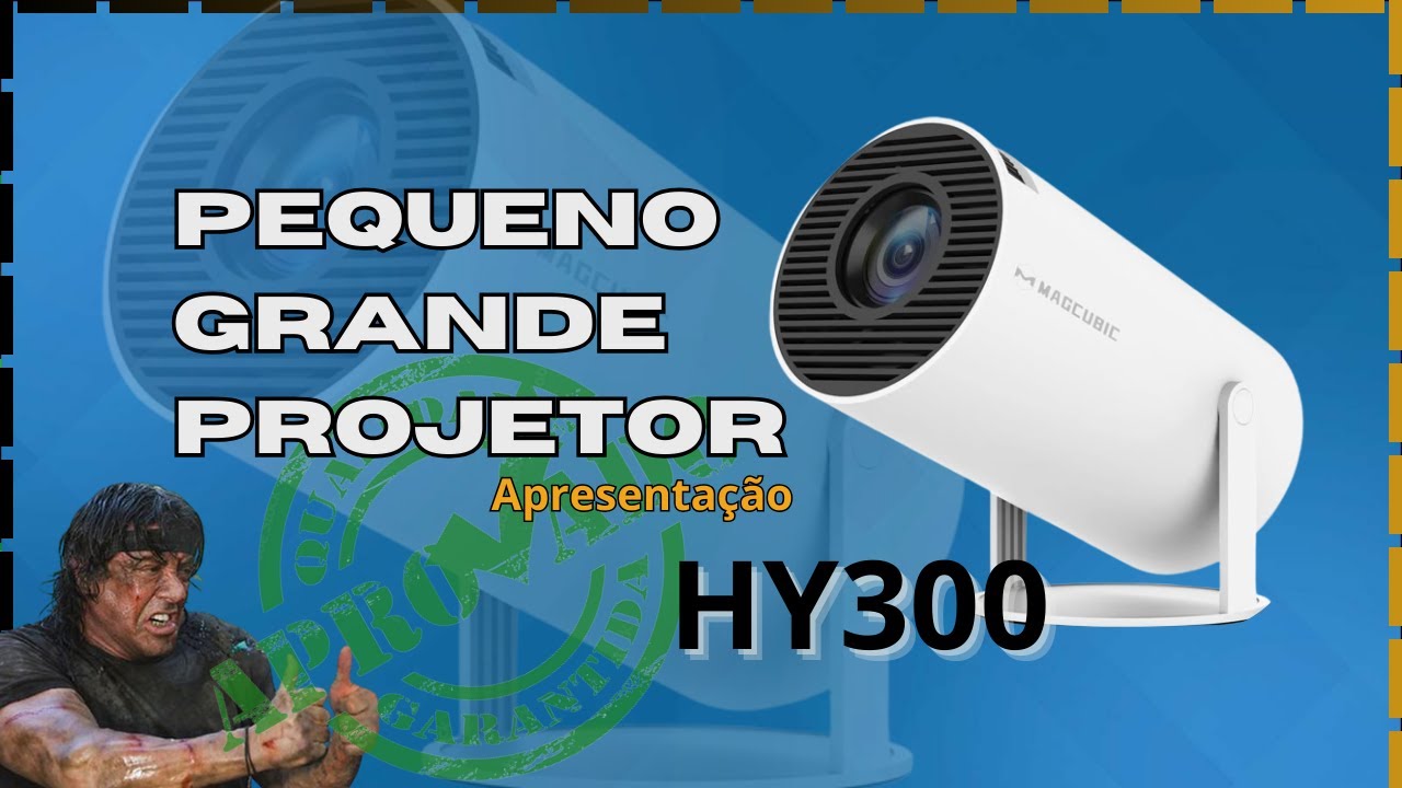 Projetor HY300 -  O melhor e mais barato - APRESENTAÇÃO COMPLETA