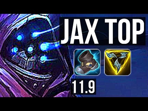 JAX vs LULU (TOP) | 72% winrate, 3/1/5 | KR Challenger | v11.9