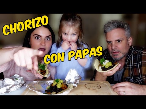 Brits Try To Make [TACOS DE CHORIZO CON PAPAS]  for the first time *& Fail*