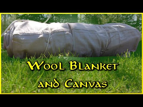 Adventurer Canvas Bedroll | Fantasy Medieval Camping and Larp