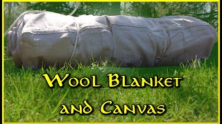 Adventurer Canvas Bedroll | Fantasy Medieval Camping and Larp