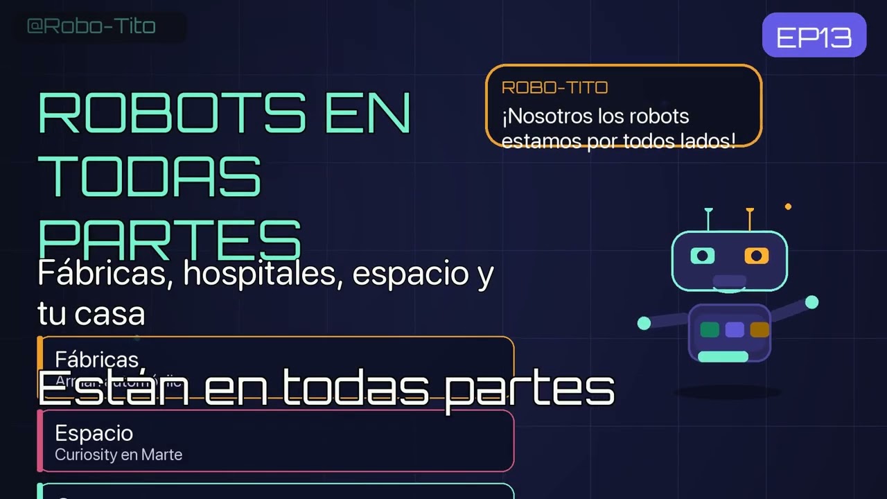 Miniatura del video ¿Qué son los robots? Desde autómatas a compañeros inteligentes EP13 de Robo-Tito