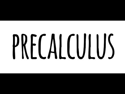 A brief summary on PreCalculus