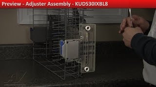 KitchenAid Dishwasher - Upper Rack Falls Out - Adjuster Assembly Repair and Diagnostic