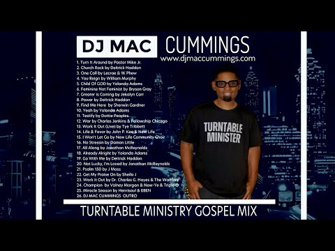 🔥 Turntable Ministry Gospel Mix 2025 | DJ Mac Cummings Bringing Church to the Dance Floor 🎧🔈