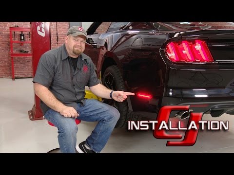 2015-2023 Mustang LED Side Marker Light Rear Pair Installation