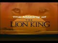 The Making Of The Lion King
