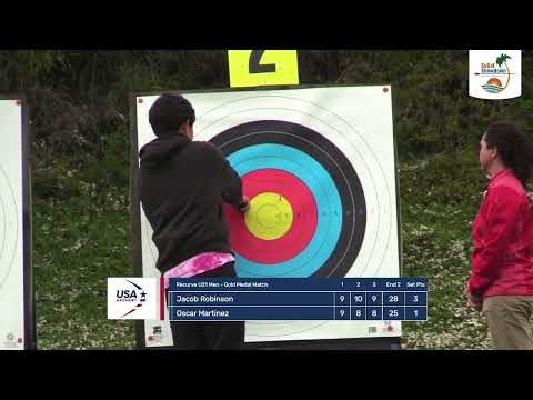 2023 SoCal Showdown Recurve U21 Men's Gold: Robinson vs. Martinez