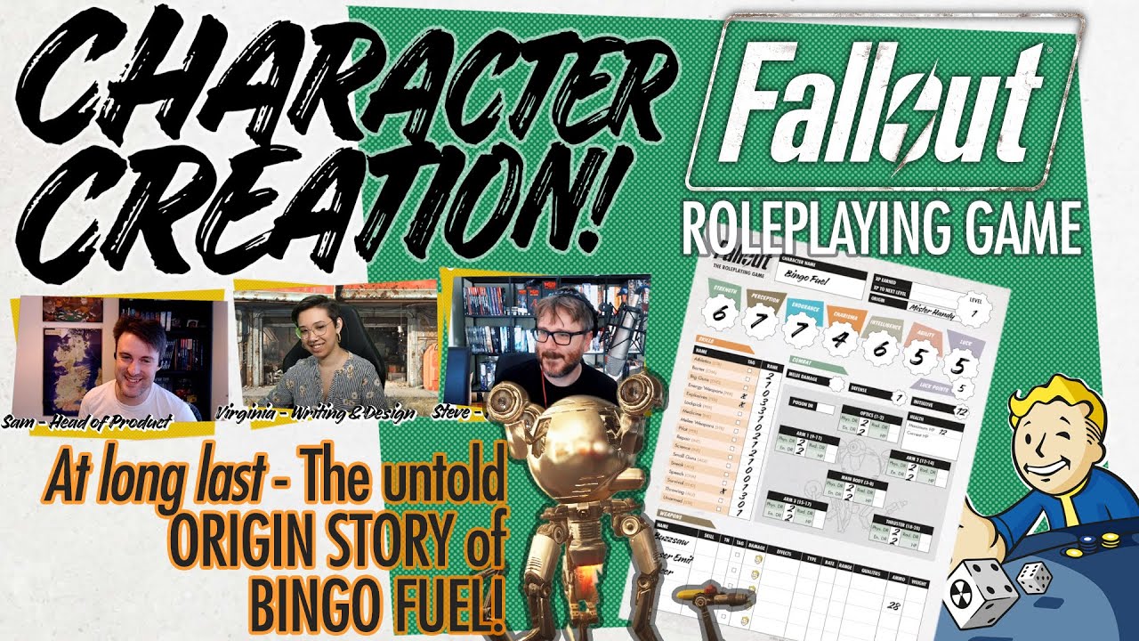 Fallout 2D20 RPG - How To Create a Character