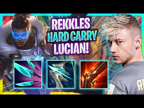 REKKLES HARD CARRY WITH LUCIAN! | FNC Rekkles Plays Lucian ADC vs Xayah! | Preseason 2023