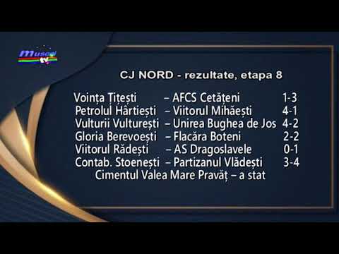 Jurnal MUSCEL TV 02.11.2021 Sport - CJ Nord,  rezultate etapa 8