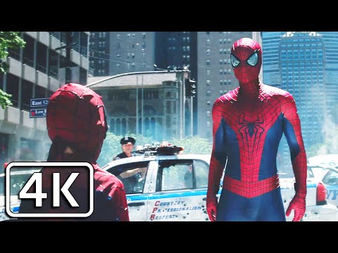 The Amazing Spider-Man 2 - Spider-Man vs Rhino (ending scene) [4K]
