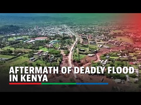 DRONE FOOTAGE: Aftermath of deadly Kenyan flood