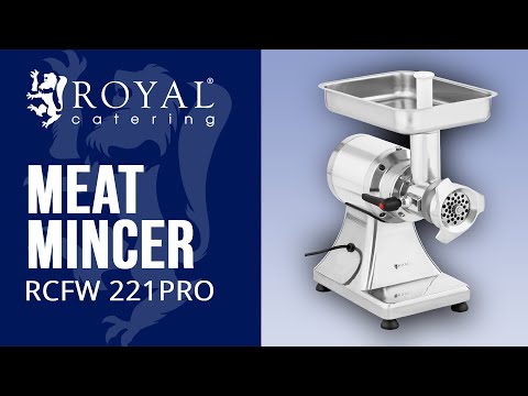 video - Meat Mincer - 220 kg/h - Royal Catering - 735 W