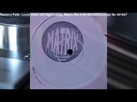 Century Falls - Love Vibes (All Night Long) (1994)