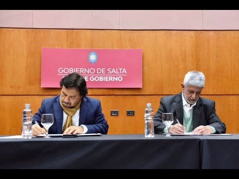 Sáenz firmó un convenio con el Banco Nación para la ampliación de una línea de crédito para MiPyMEs por $1000 millones
