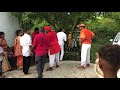 Cérémonie avant marche sur le feu Temple Virama Souprayen 2020