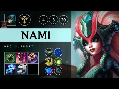 Nami Support vs Nautilus - EUW Challenger Patch 25.20