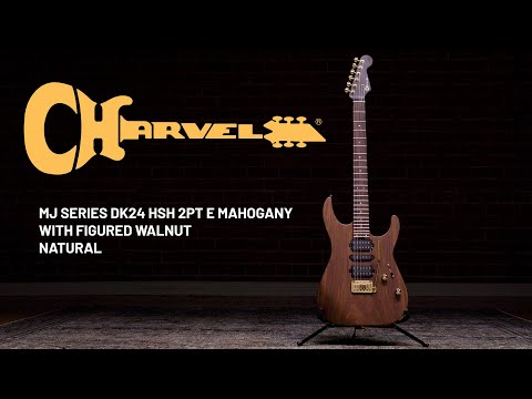 Charvel MJ DK24 HSH 2PT E Mahogany with Figured Walnut MIJ image 12