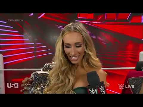 Carmella accept Nikki ASH Challenge - WWE RAW 12/27/21