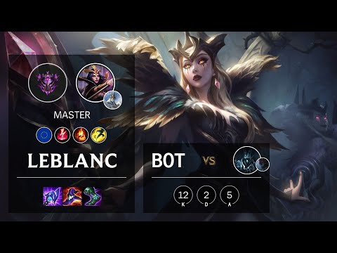LeBlanc Bot vs Karthus - EUW Master Patch 11.2