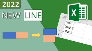 New Line in Excel Cell ✅ in 1 Minute