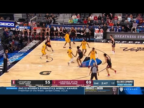 Stanford vs Arizona State WILD Ending | 2022 College Basketball