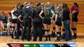 preview picture of video 'EOKT 1246 Elmhurst College Volleyball vs Illinois Wesleyan University'