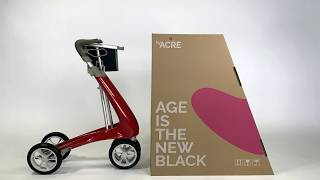 Product video: byACRE Carbon Ultralight Foldable Rollator Walker - Compact, Regular, Wide Models