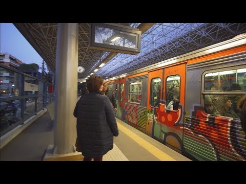 Greece, Athens, train ride from Iraklio to Victoria