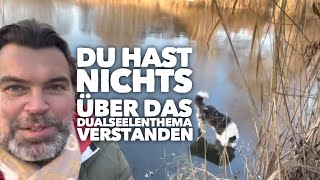 Du hast weniger als Nichts über das Dualseelenthema verstanden bevor Du es nicht loslässt.