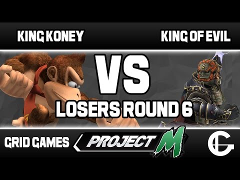 King Koney (DK) VS King Of Evil (Ganon) | Grid Project M Weekly 55 | Losers Round 6