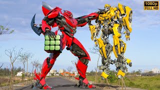 Transformers: Dark Of The Moon - Bumblebee vs Dino/Mirage Fight Scene | Paramount Pictures [HD]