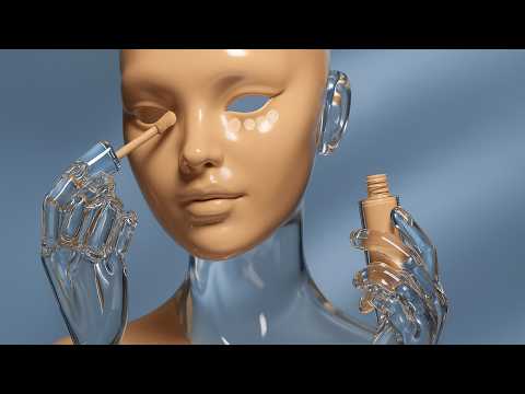 30 Minutes of Deeply Satisfying Glass Makeup ASMR AI Visuals & Sounds to Relax & Sleep 💄