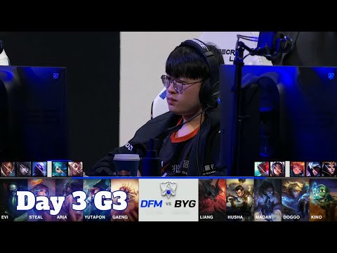 DFM vs BYG | Day 3 Play-Ins S11 LoL Worlds 2021 | DetonatioN FM vs Beyond Gaming