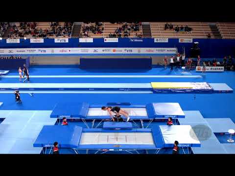 SCHMIDT Dylan (NZL) M - 2019 Trampoline Worlds, Tokyo (JPN) - Qualification Trampoline R1