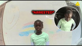 11 Year Old In Handcuffs Over Chalk