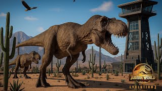 Desert KINGDOM for the T-REX! | Ultimate JWE2 Arizona Park Build 🦖🏜️ #jurassicworldevolution2 #trex