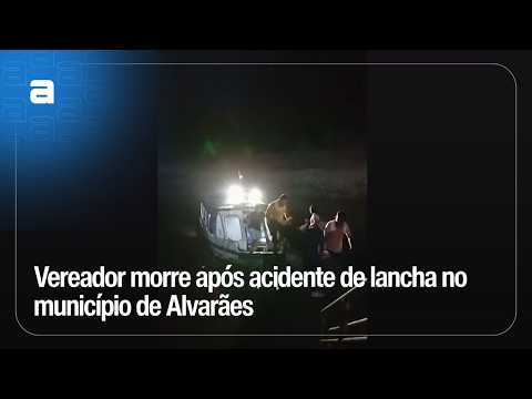 Vereador morre após acidente de lancha no município de Alvarães