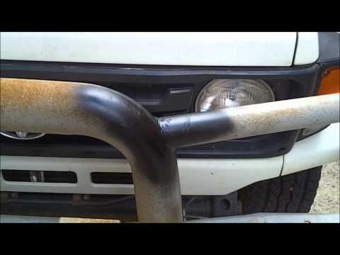 Bull bar painting and repair