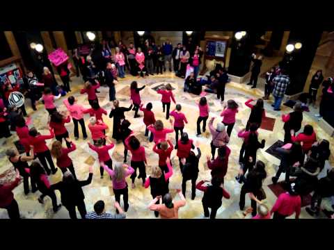 The ladies of Madison NOW stage a flashmob
