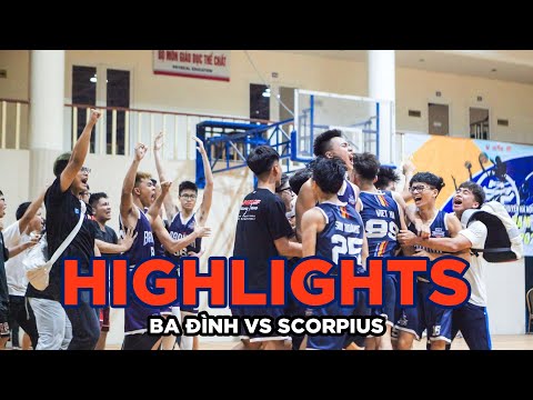 Highlights Ba Đình vs Scorpius || Bán kết nam || Giải trẻ các CLB bóng rổ Hà Nội