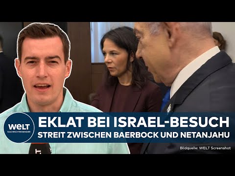 KRIEG IN NAHOST: Eklat in Israel! Heftiger Streit zwischen Annalena Baerbock und Benjamin Netanjahu