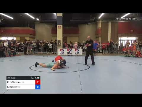 127 Lbs Rr Rnd 2 - Remington LaFlamme, Cypress Wrestling Club Vs Lyla Hensen, Michigan 114a
