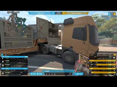 frozen Demo ( 12-11 ) FaZe vs Vitality ( OVERPASS ) POV | StarLadder Budapest Major 2025