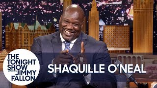 Shaquille O&#39;Neal Let Rob Gronkowski Ride on His Shoulders