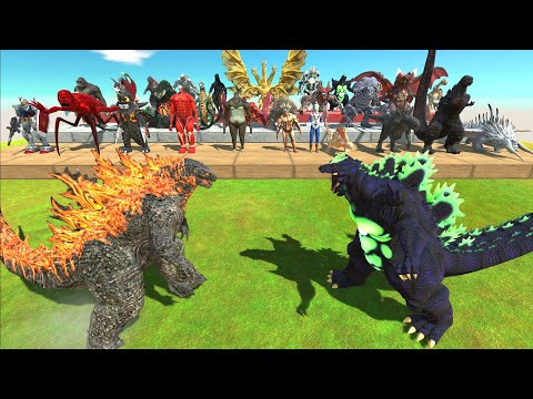 1vs1 Godzilla 2021 VS Kaiju Monster - ARBS