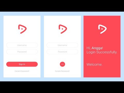 UI Animation Tutorial - Login Screen
